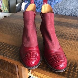 Fluevog minstrel booties